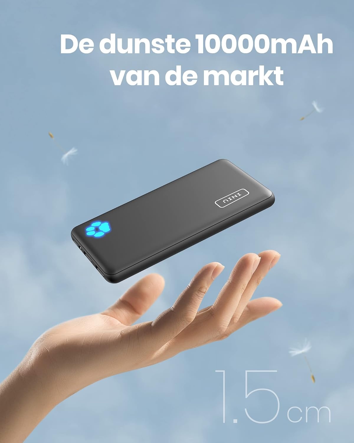 Powerbank 10000mAh Ultra Slim - iPhone & Samsung - 55% Korting