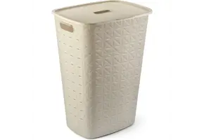 Ruime Wasmand met Deksel Softex 56L - 67% Korting!
