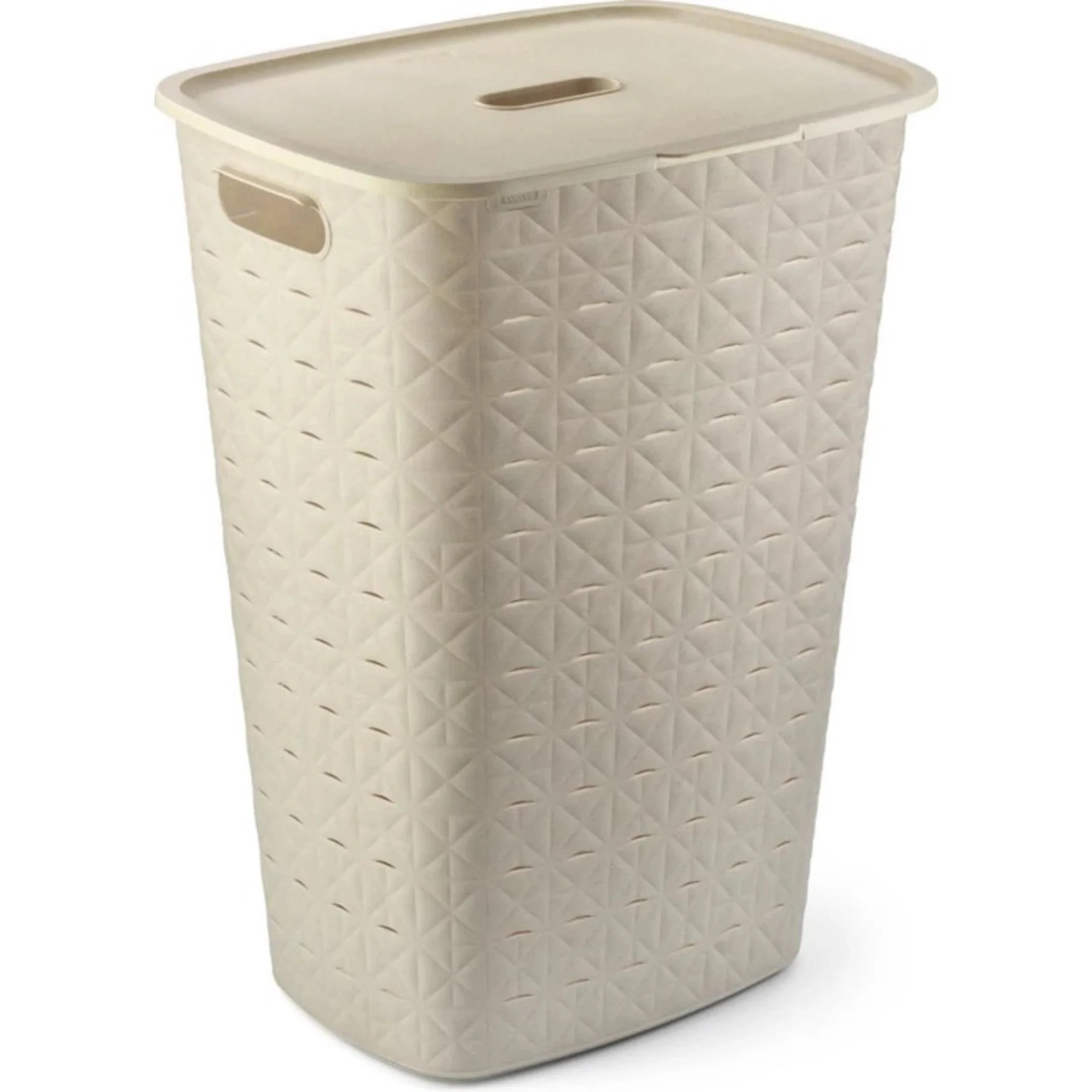 Ruime Wasmand met Deksel Softex 56L - 67% Korting!