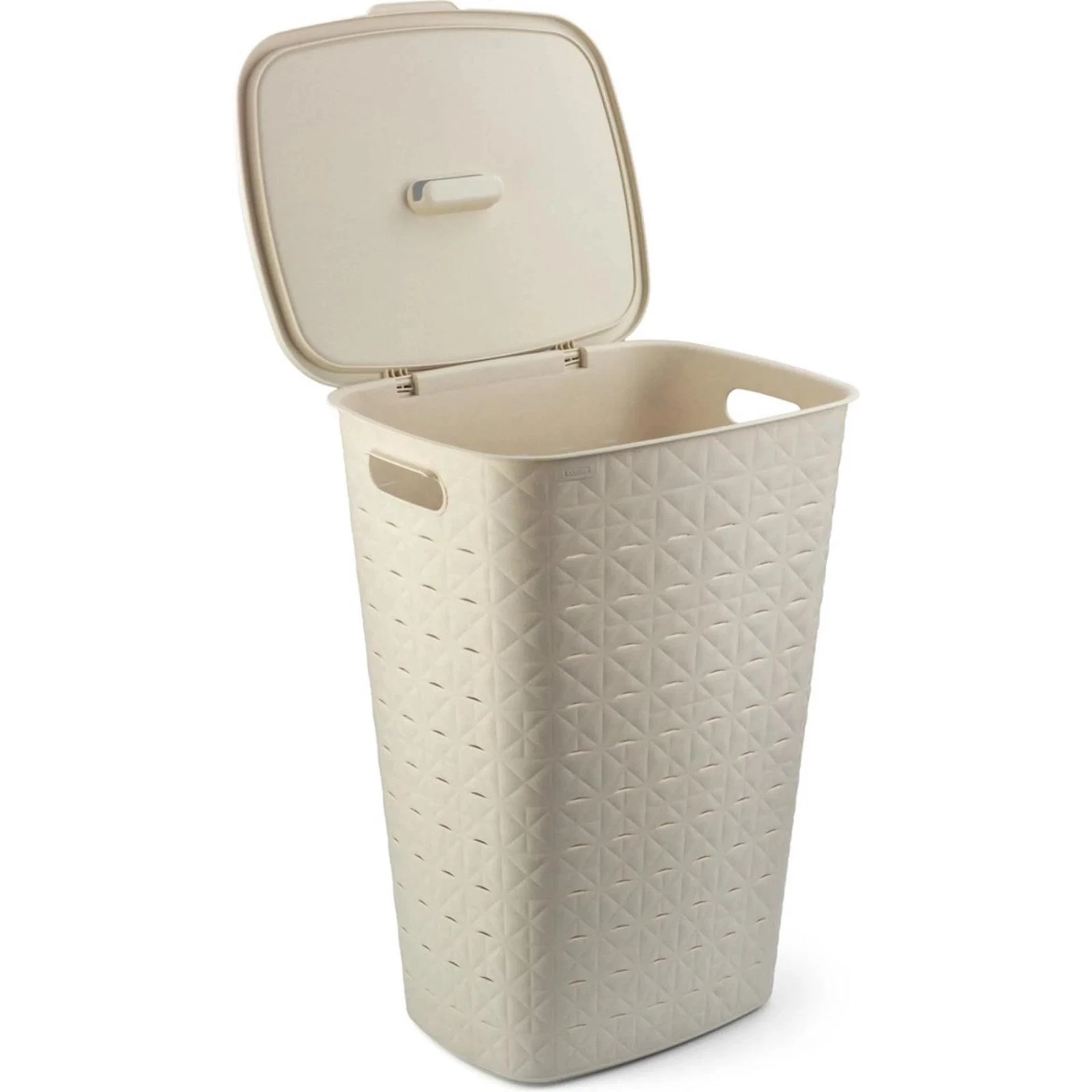 Ruime Wasmand met Deksel Softex 56L - 67% Korting!