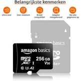 MicroSDXC 256GB Geheugenkaart met Adapter - 33% Korting!