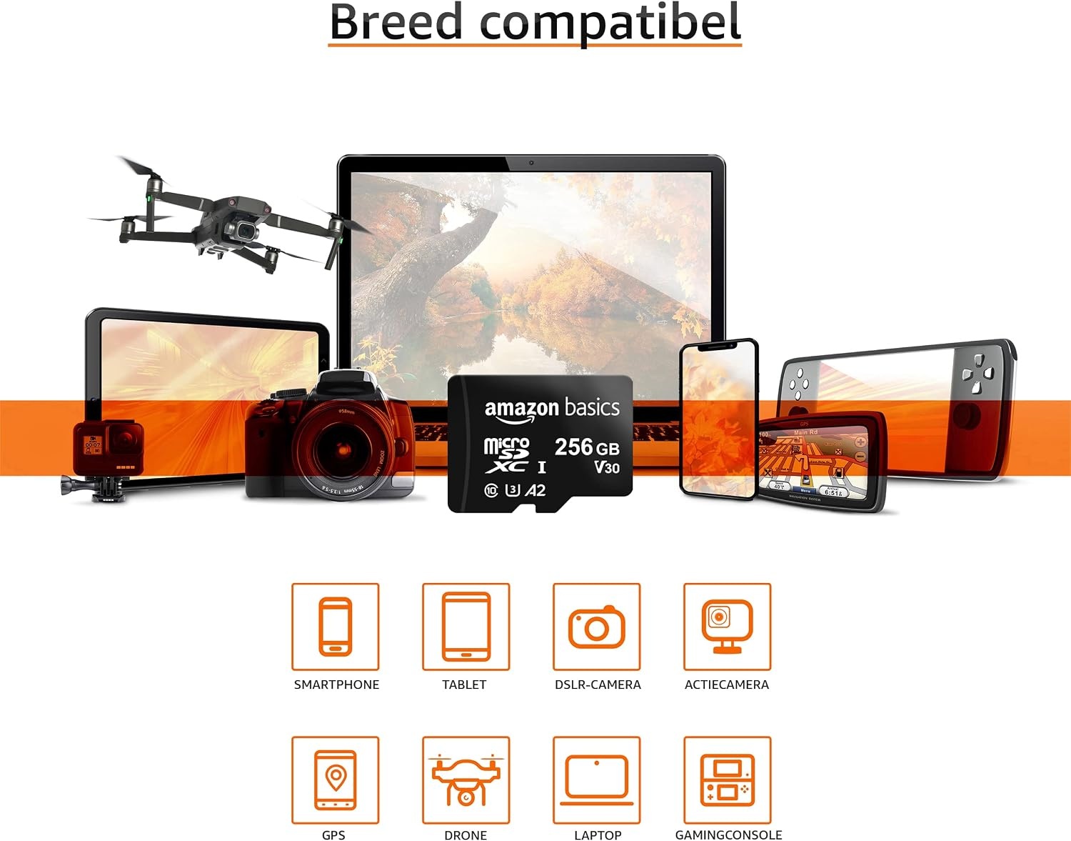 MicroSDXC 256GB Geheugenkaart met Adapter - 33% Korting!