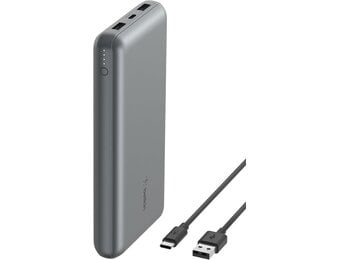 Powerbank 20000mAh Ruimtegrijs | 33% Korting