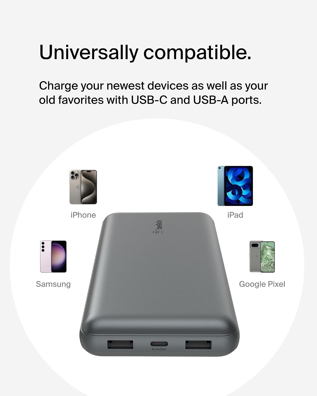 Powerbank 20000mAh Ruimtegrijs | 33% Korting