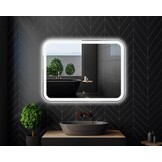 Badkamerspiegel 60x80cm LED met Touch Dimmer - Egale Lichtlijn - 29% Korting
