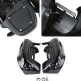 Geventileerde Beenschilden Harley Touring (1983-2013) - Vivid Black - 30% Korting!