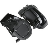 Geventileerde Beenschilden Harley Touring (1983-2013) - Vivid Black - 30% Korting!