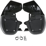Geventileerde Beenschilden Harley Touring (1983-2013) - Vivid Black - 30% Korting!