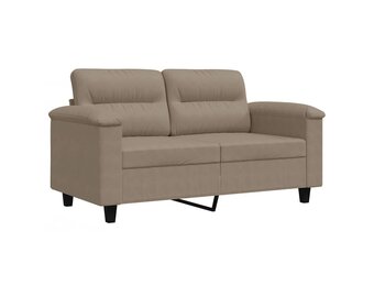 Taupe 2-Zitsbank van Microvezel - 35% Korting