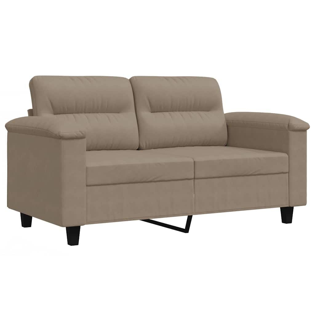 Taupe 2-Zitsbank van Microvezel - 35% Korting