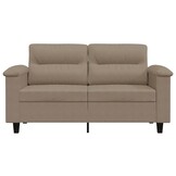 Taupe 2-Zitsbank van Microvezel - 35% Korting