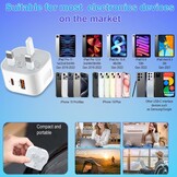 20W USB-C Snellader voor iPhone/Samsung (2-pack) met 60% Korting