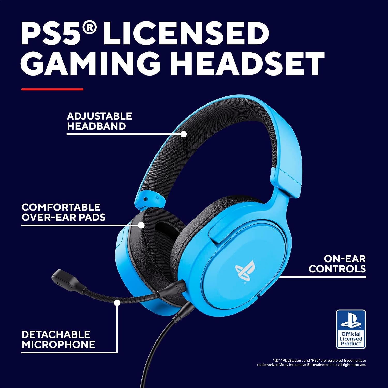 Gaming Headset GXT 498B Forta PS5 - 50mm Drivers & Afneembare Microfoon - 34% Korting!