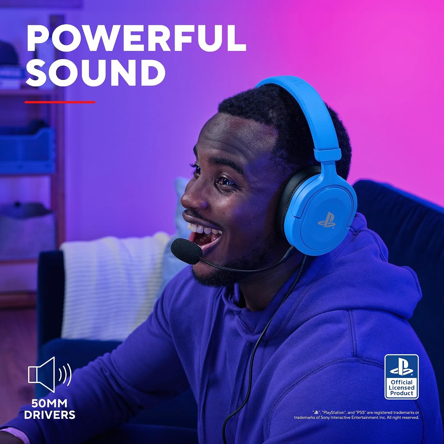 Gaming Headset GXT 498B Forta PS5 - 50mm Drivers & Afneembare Microfoon - 34% Korting!
