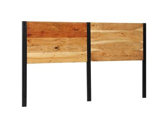 vidaXL Hoofdeinde 180 cm Massief Acaciahout & IJzer - 34% Korting
