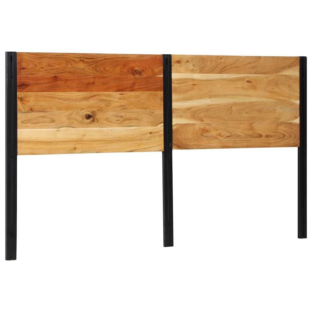 vidaXL Hoofdeinde 180 cm Massief Acaciahout & IJzer - 34% Korting