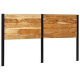 vidaXL Hoofdeinde 180 cm Massief Acaciahout & IJzer - 34% Korting
