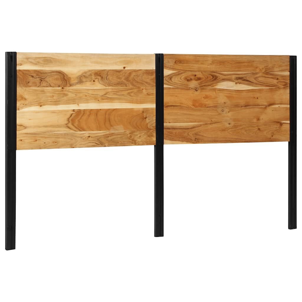 vidaXL Hoofdeinde 180 cm Massief Acaciahout & IJzer - 34% Korting