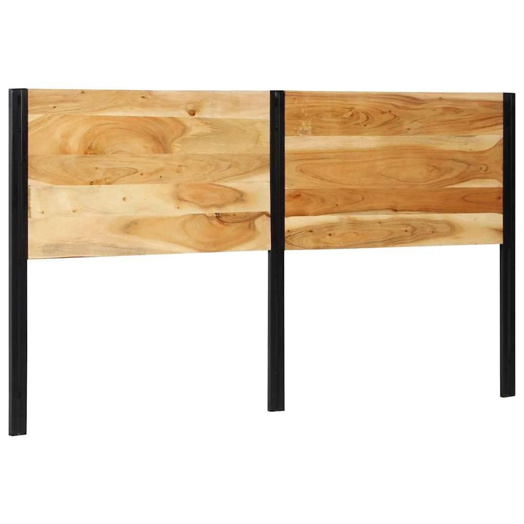 vidaXL Hoofdeinde 180 cm Massief Acaciahout & IJzer - 34% Korting