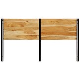 vidaXL Hoofdeinde 180 cm Massief Acaciahout & IJzer - 34% Korting