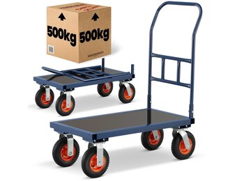 Magazijnwagen met 39% korting | Max. 650 kg | Opvouwbaar