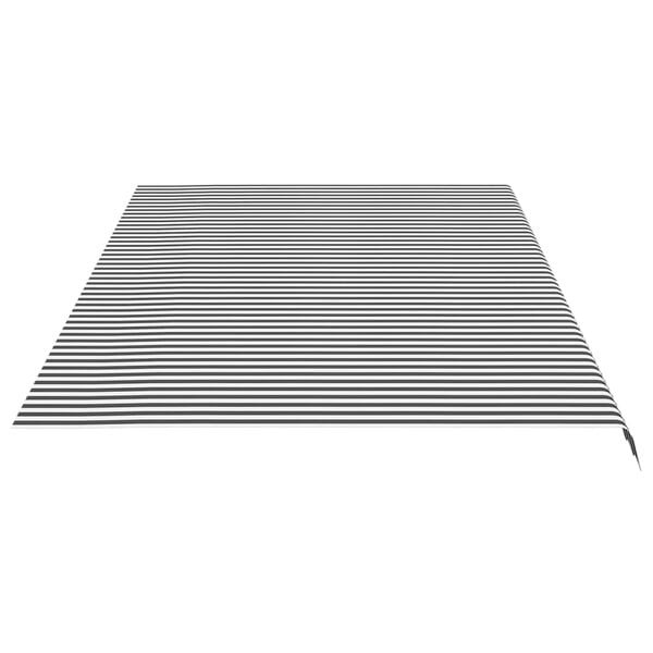 Vervangingsdoek Luifel Antraciet/Wit 6x3m (34% Korting)