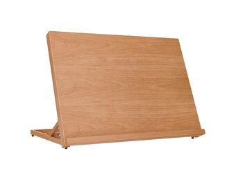 vidaXL Tafelezel 65x48x7 cm massief beukenhout