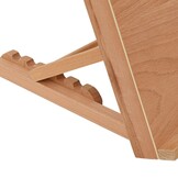 vidaXL Tafelezel 65x48x7 cm massief beukenhout