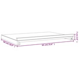 vidaXL Tafelezel 65x48x7 cm massief beukenhout