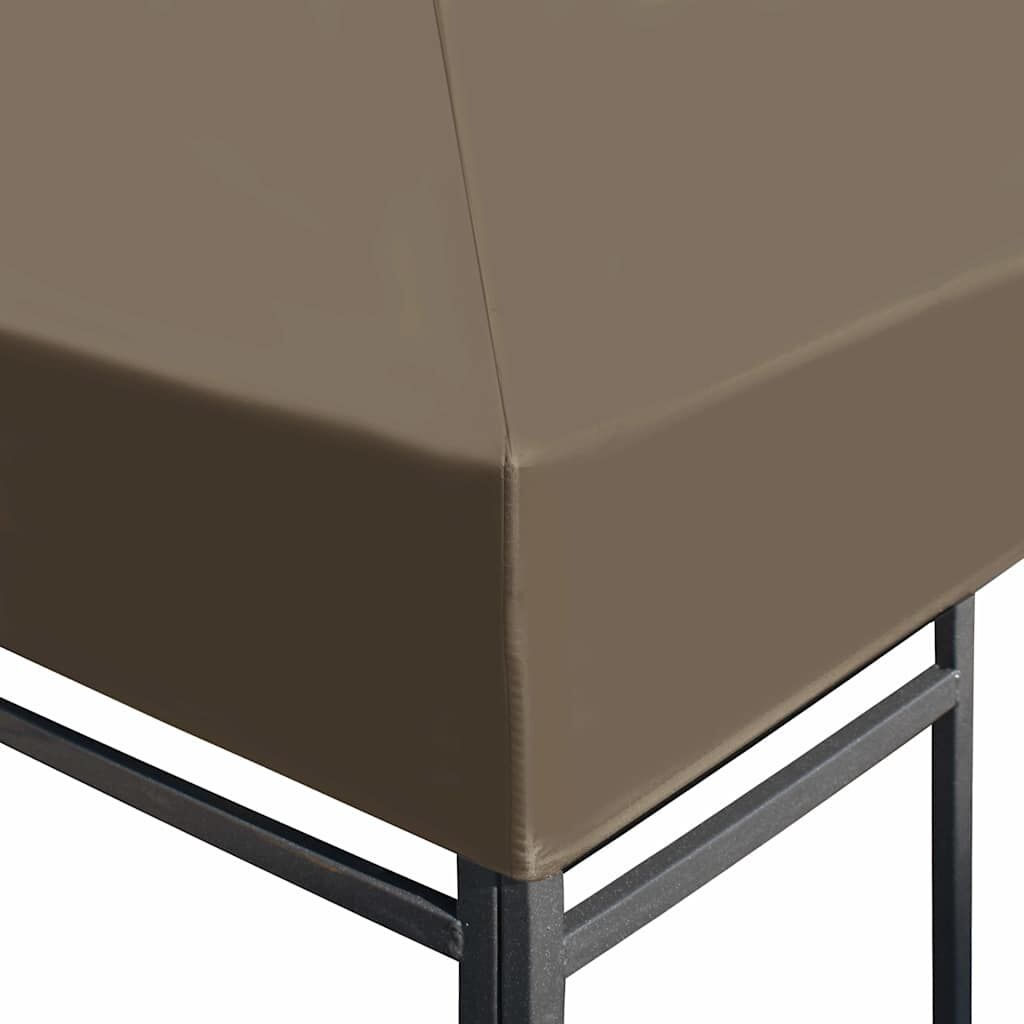 vidaXL Prieeldak 310 g/m² 3x4 m taupe