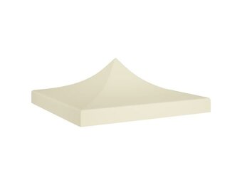 vidaXL Partytentdak 270 g/m² 2x2 m crème