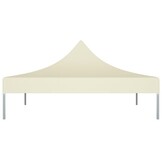 vidaXL Partytentdak 270 g/m² 2x2 m crème