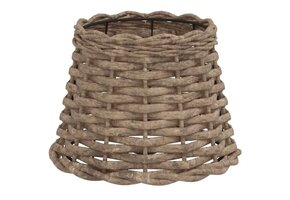 vidaXL Wicker Lampenkap Bruin - Ø20x15 cm - 42% Korting