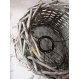 vidaXL Wicker Lampenkap Bruin - Ø20x15 cm - 42% Korting