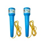 Microfoons Karaoke Set Blue Tripod
