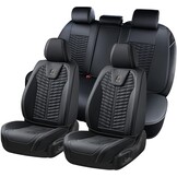FLORICH Car Seat Covers - Front and Rear Seat Covers 5 Pieces, Waterproof Automobile Seat Protector, NAPPA PU Leather Auto Seat Cushion Universal Fit for Most Cars, Vans, SUVs and Trucks