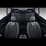 FLORICH Car Seat Covers - Front and Rear Seat Covers 5 Pieces, Waterproof Automobile Seat Protector, NAPPA PU Leather Auto Seat Cushion Universal Fit for Most Cars, Vans, SUVs and Trucks