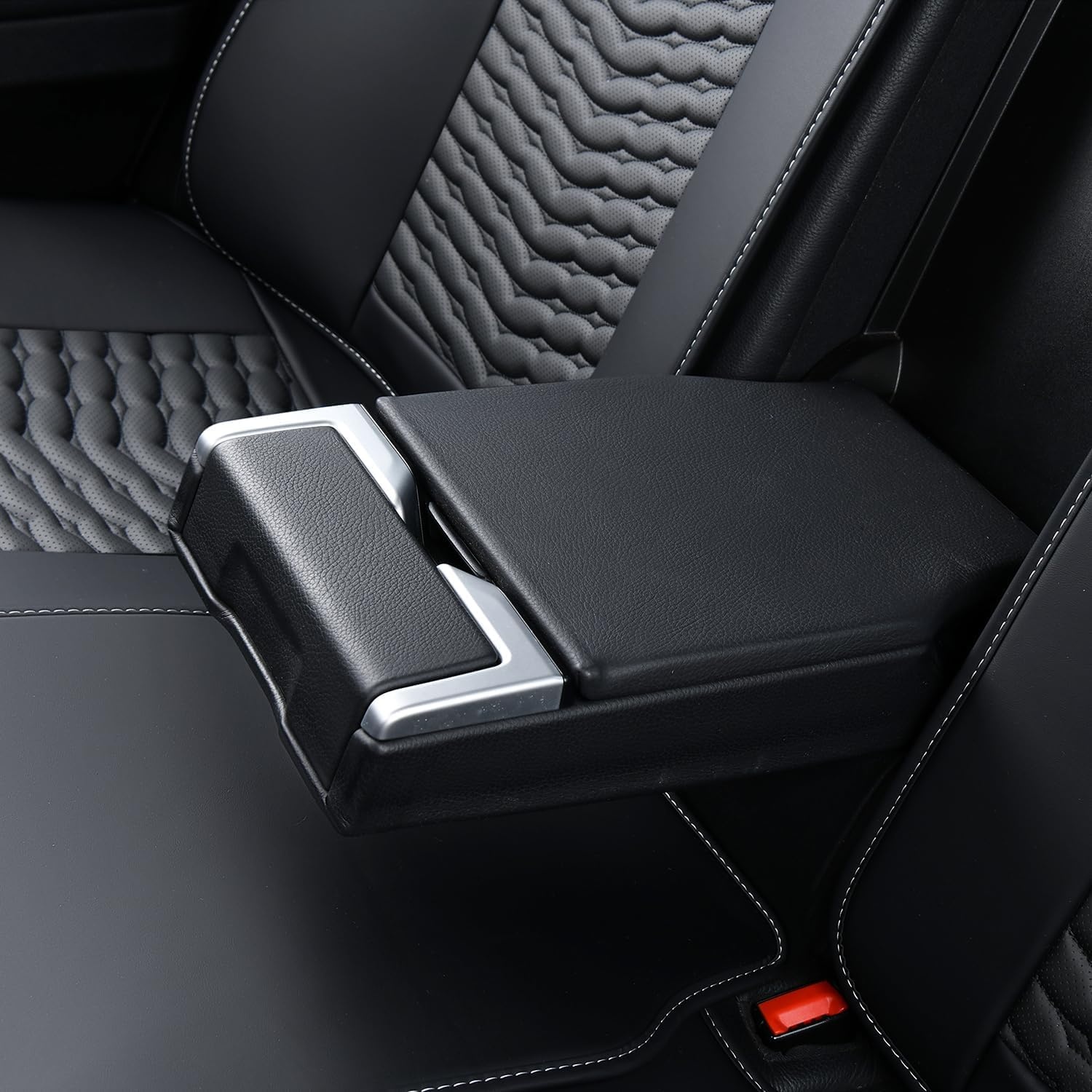FLORICH Car Seat Covers - Front and Rear Seat Covers 5 Pieces, Waterproof Automobile Seat Protector, NAPPA PU Leather Auto Seat Cushion Universal Fit for Most Cars, Vans, SUVs and Trucks
