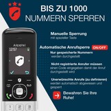 Alcatel FX990 Voice DECT Telefoon - Met Anantwoordapparaat - 50 min - Zwart/Grijs - 1 Mobilteil