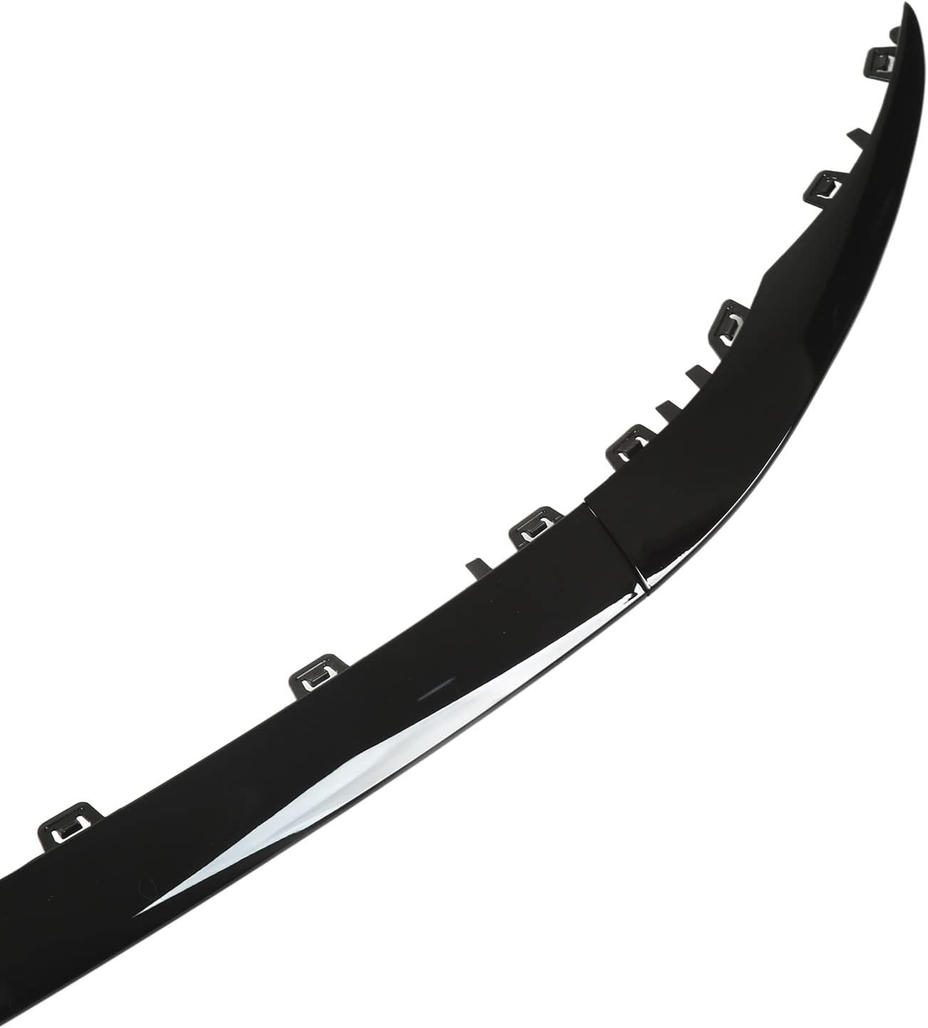 Aramox 3tlg Stoßstange Zierleiste Glänzend Schwarz für W205 AMG 2019-2021
