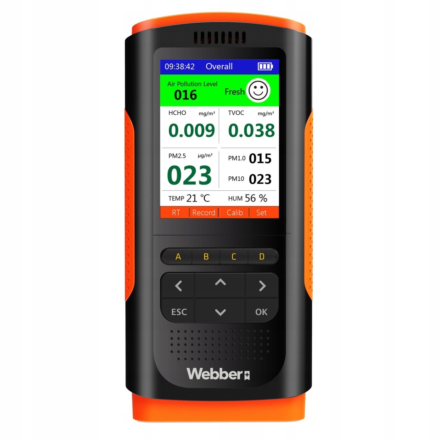 Webber UP900 Luchtkwaliteitsmeter - Meet Fijnstof en Schadelijke Gassen