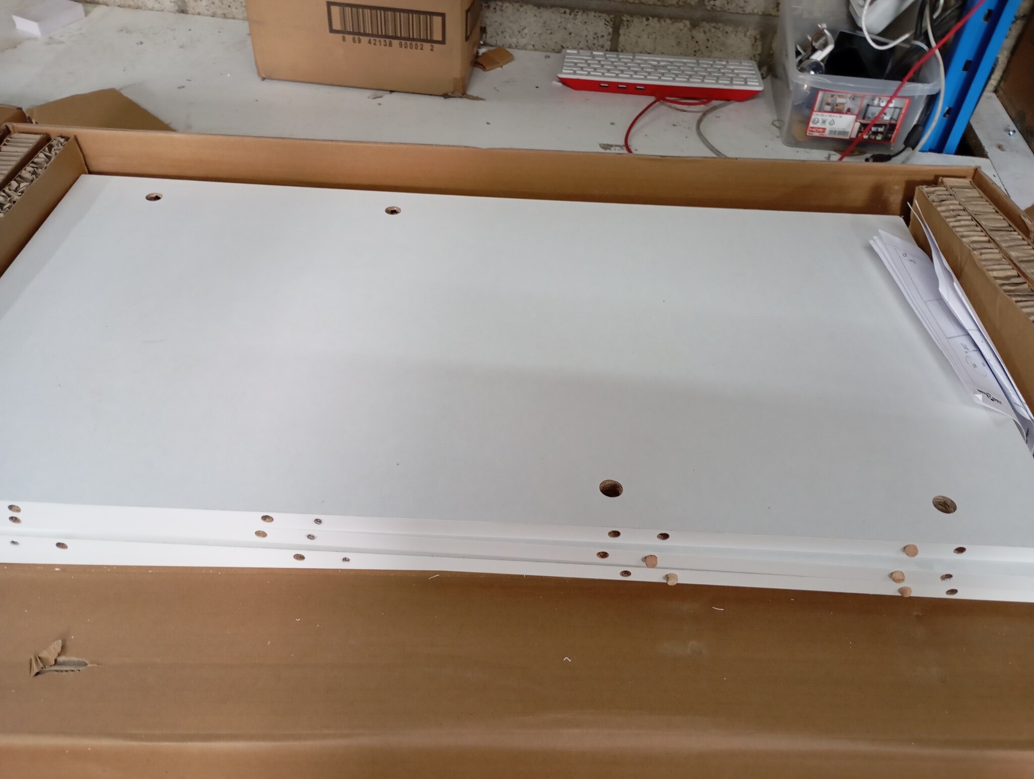 VidaXL Hoofdbord 200x80 cm Bewerkt Hout Wit - 71% Korting