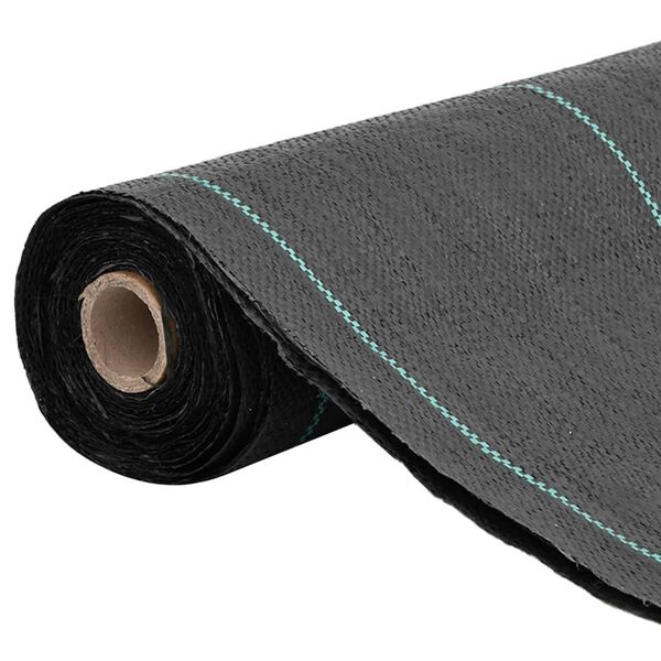 vidaXL Worteldoek 0,5x100 m PP zwart