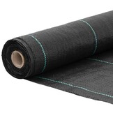 vidaXL Worteldoek 0,5x100 m PP zwart