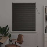 VidaXL Raamblind Zwart Aluminium - 57% Korting