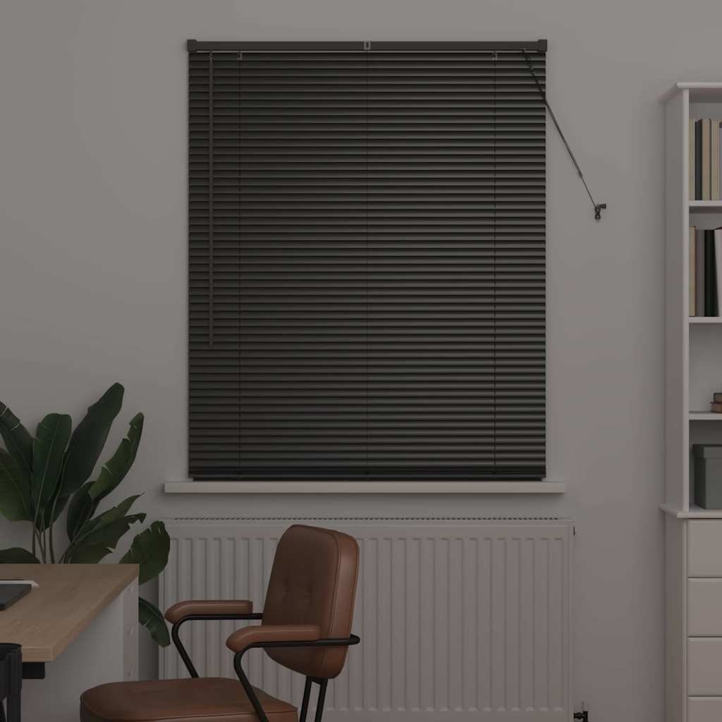VidaXL Raamblind Zwart Aluminium - 57% Korting