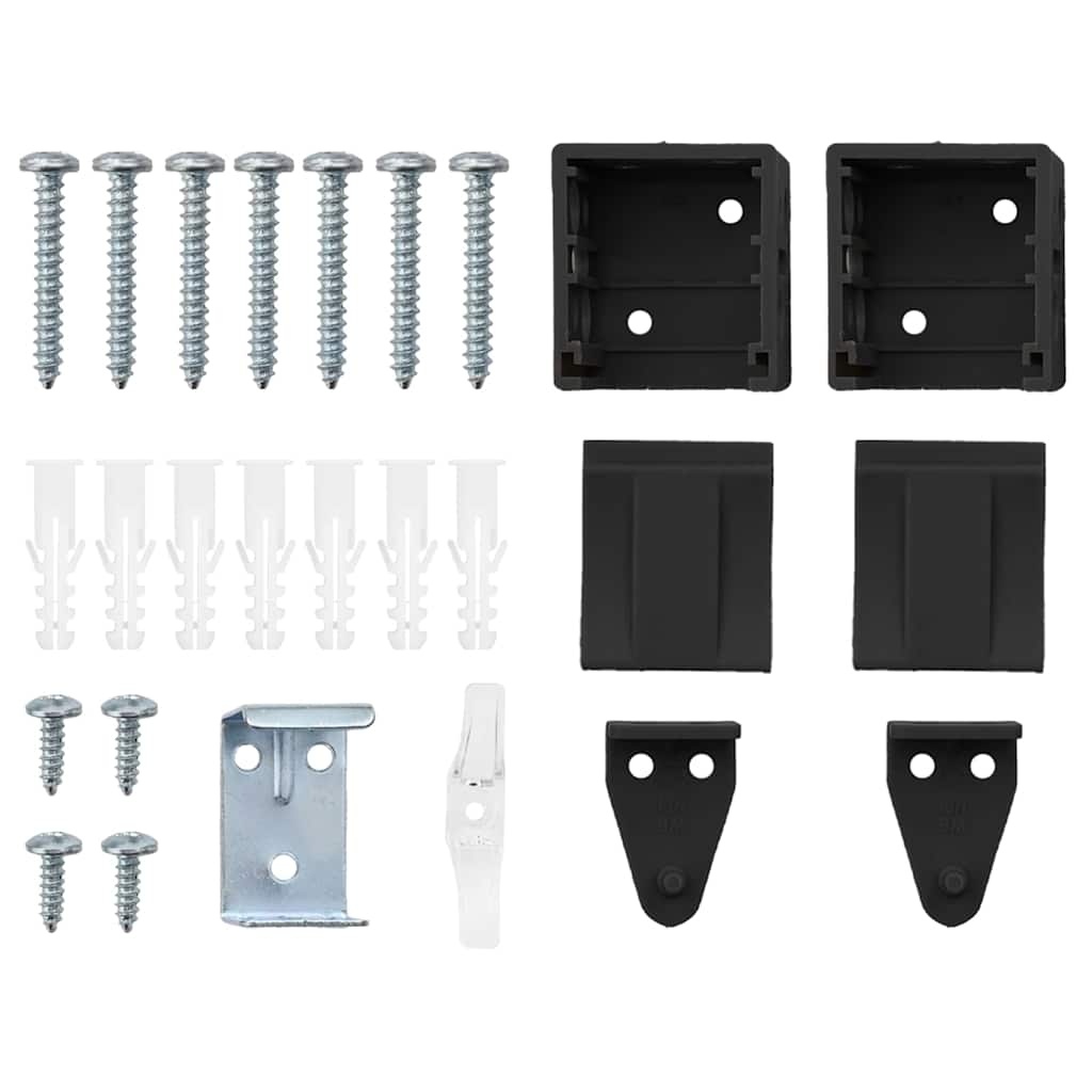 VidaXL Raamblind Zwart Aluminium - 57% Korting