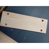 vidaXL Hoge kast 80x35x154 cm massief grenenhout grijs