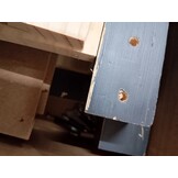 vidaXL Hoge kast 80x35x154 cm massief grenenhout grijs