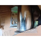 Steunwiel 500 kg voor aanhanger, Ø 60 mm, steunwiel voor zware belasting, wiel 200 x 50 mm, aanbouwwagen, opbouwhulp voor caravans, aanhangers